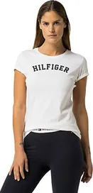 Tommy Hilfiger Cotton Iconic Logo SS Tee Print White